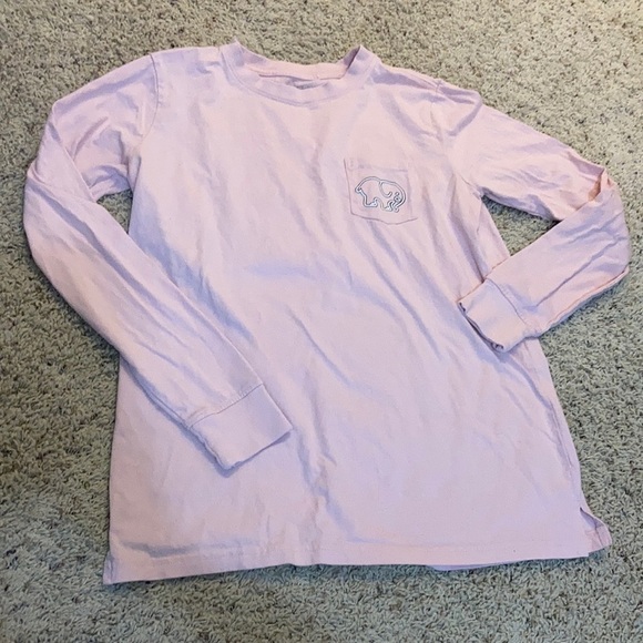 Pink long sleeve Ivory + Ella  Shirt - Picture 2 of 3